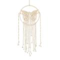 Butterfly Decor Dream Catcher - Hand Woven Boho Macrame Wall Hanging