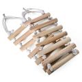 8 Packs Bird Parrot Swing Hanging Toy,wood Bell Bird Cage Toys