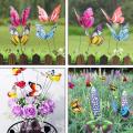 Butterfly Stakes, 50pcs 7cm Garden Butterfly Stakes Decor Outdoor