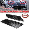 Car Front Hood Air Intake Vent Guards for Ford Mustang 2015-2017