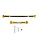 Servo Link Rod with Tie for Mn D90 Fj45 Mn99s Rc Car Parts,gold