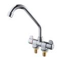 Rv Folding Cold & Hot Water Tap for Bathroom Deck Caravan Rv Mounted