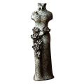 1pcs Cheongsam Dress Flower Pot Ceramic Vase Home Garden Decor A