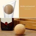 2 Pieces Wooden Cork Wine Stopper, for Wine Bottle 2.1 Inch/ 5.5 Cm