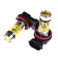 2 X High Power Led Lights 100w H11 Yellow Fog Light 20led Headlight