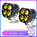 3 Inch Led Light Bar Driving Lights for Truck Car Yellow Spotlight