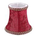 E14 Handmade Lampshade Modern European Style Wall Sconce Lamp (red)