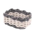 Handmade Cotton Rope Storage Basket Soft-covered Storage Basket(c)
