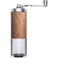 Manual Coffee Grinder Adjustable Ceramic Conical Burr Mill,for Travel