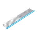 Pet Metal Comb for Dogs and Other Pets Great Shedding Tool Blue 16cm