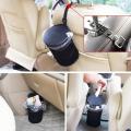 Car Trash Can,portable Garbage Bin,collapsible Rubbish Bin,black