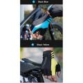 West Biking 1pair Anti-slip Anti-sweat Bicycle Gloves,black M