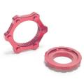 6-bolt Rotor Disc Adaptor Aluminum for Shimano Thru-axle Hubs,red