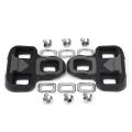 2 Pair Bicycle Pedal Cleats Road Bike Self-locking Plate