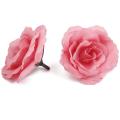 40x Rose Fleur Artificielle Corolle Decoration De Mariage(rose)