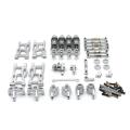 Front and Rear Shock Absorbers C-shaped Seat Rc Car Upgrade ,silver