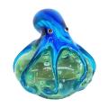 1pcs Glass Octopus Ornament Animal Figurine Collection Showpiece