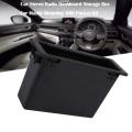 Stereo Radio Dashboard Storage Box Mounting 1din Pocket Kit for Mazda