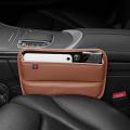 Seat Mobile Phone Holder Storage Box Interior Accessories Brown