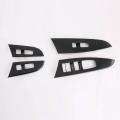 For Kia Mohave 2020 Car Carbon Fiber Glass Lift Button Switch Cover
