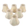 Set Of 6 Chandelier Shades,only for Candle Bulbs,clip-on Fitter