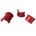 Adjust 25.4mm to 31.8mm Conversion Shim Aluminum Alloy Adapter Red