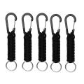 Carabiner Key Chain Black Quick-hanging Carabiner Clip for Men Women