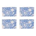 Blue and White China Style Cotton Linen Placemats(style 3)