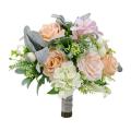 Wedding Bouquet for Brides Bridesmaid Hold Flower, Dark Champagne
