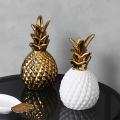 Ceramics Pineapple Shaped Figurine Pineapple Luxury Crafts Gift-a