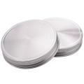 8 Pcs Stainless Steel Jar Lids 86mm Sealed Leak Proof Cover Silicone