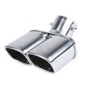Stainless Steel Car Pipe Decoration Throat for Mitsubishi Outlander