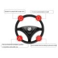 Leeioo Car Steering Wheel Spinner Power Handle Knob Booster-black