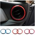 Car Ac Air Outlet Conditioning Cover Ring Vent Decoration Trim,blue