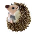 Cute Hedgehog Plush Keychain Mobile Phone Toy Brown Anime Fur Gifts