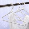 10pc Clothes Hanger Plastic Pearl Drying Rack Wardrobe Organizer