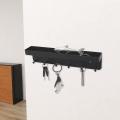 Key Holder for Wall Decorative,stainless Steel Key Rack with 6 Hooks