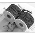 0.8 Mm Leather Line Necklace Rope for Jewelry Making Diy,black