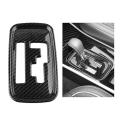 Carbon Fiber Car Gear Shift Panel Cover Trim for Outlander 2013-2019