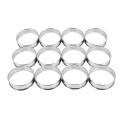 Tart Rings Stainless Steel Round Muffin Rings Crumpet Rings Molds