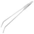 10.4inch Long Stainless Steel Curved Tweezer for Fish Tank Plants