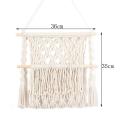 Macrame Magazine Storage Organizer Wall Hanging Decor Mail Key Holder