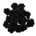20pcs Black Rose Artificial Silk Flower Party Wedding House Decor Diy