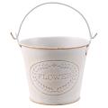 Shabby Chic Iron Flower Buckets Plants Planter Pot Bucket