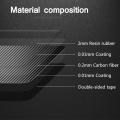 2pcs Carbon Fiber Front Grill Cover Trim for Mazda 3 Axela 2014-2016