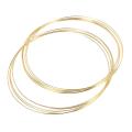 10 Pcs 30 Cm Large Metal Garland Garland Tassel Gold Craft Ring