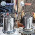 Poultry Waterer Drinker Heated Base, Chicken Water Heater Eu Plug