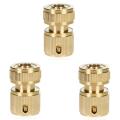 3pcs All-copper 4-point Water Connection 1/2 Connection Faucet
