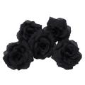 20pcs Black Rose Artificial Silk Flower Party Wedding House Decor Diy