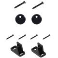 10pcs 0.63inch-0.78inch Cabinet Sliding Door Hardware Kit Rail Slides